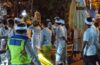 Jaga Kamtibmas Saat Upacara Keagamaan, Bhabinkamtibmas Desa Mengwi Bersinergi dengan Pecalang