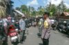 Bhabinkamtibmas Polsek Abiansemal Laksanakan Pengamanan Terpadu Pada Kegiatan Upacara Adat