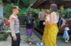 Polsek Dawan Intensifkan Patroli KRYD, Sambangi Pura Goa Lawah hingga Permukiman Warga.