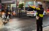 Polsek Kuta Utara Strong Point  Malam Hari Urai Kepadatan Lalin Di Jalur Selatan