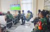 Rajut Kebersamaan, Danramil 1619-01/Tabanan Pimpin Nobar Swiss vs Colombia Bersama Forkopimcam