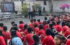 Kapolsek Mengwi Tanamkan Kesadaran Hukum kepada Siswa Baru SMP Negeri 3 Mengwi Melalui MPLS