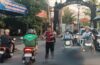 Volume Kendaraan Naik Polsek Kuta Utara Urai Kepatan Arus Lalin Sore Hari.