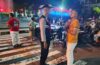 Patroli Malam Polsek Klungkung Sambangi Monumen Ida Dewa Agung Jambe, Ajak Warga Jaga Kamtibmas.
