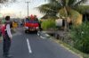 Tempat Pemanggangan Ayam Terbakar, Polsek Banjarangkan Sigap Amankan Lokas