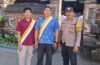 Bhabinkamtibmas Dalung Amankan Jalannya Misa Minggu di Gereja Tritunggal Maha Kudus