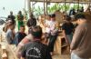 Bhabinkamtibmas Desa Pecatu Sambangi Perusahaan Mebel, Sampaikan Pesan Kamtibmas