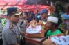 Kapolresta Denpasar Salurkan Bantuan Sembako untuk Warga Terdampak Kebakaran di Jalan Nakula