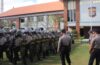 Tingkatkan Kesiapsiagaan,  Personel Polresta Denpasar Laksanakan Latihan Dalmas