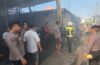 Kebakaran Gudang Kembang Api di Penatih, Dua Orang Terluka dan Sejumlah Kendaraan Terdampak, Polisi Amankan TKP