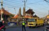 Pastikan Warga Pulang Selamat, Polsek Abiansemal Kawal Kelancaran Jalur Utama