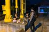 Patroli Malam Polsubsektor Pelabuhan Sampalan Sambangi Pelabuhan Roro, Jaga Kamtibmas Tetap Kondusif