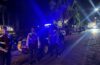 Patroli Malam Samapta Sambangi Pura Goa Lawah, Jaga Kamtibmas dan Serap Informasi Masyarakat
