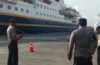 Personil Polsek Kawasan Pelabuhan Benoa Pantau Kedatangan Kapal Pesiar MV. HERITAGE ADVENTURER