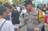 Kawal Aktivitas CFD Bersama Linmas, Bhabinkamtibmas Sumerta Kelod Sosialisasikan SPMB SMA Taruna Bhayangkara