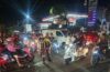 Antrean Panjang di Sejumlah SPBU, Personel Polsek Kuta Utara Lakukan Pengamanan dan Atur Lalin