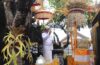 Kapolresta Denpasar Hadiri Pujawali di Pura Linggar Adhi Adhva Dhiva Polresta Denpasar
