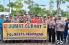Polresta Denpasar  Gelar Jumat Curhat Bersama Inkait Dan Komunitas Benoa.